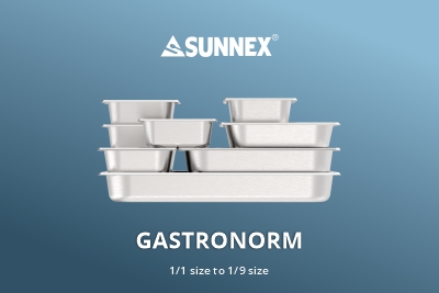 Le bac Sunnex High Quality Gastronorm arrive