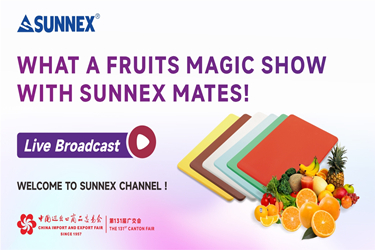 Quel spectacle de magie de fruits avec les planches à découper Sunnex matesï¼