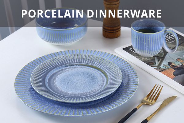 Lancement de nouveaux produits --- Vaisselle en porcelaine