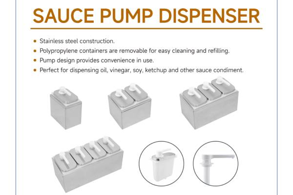 SUNNEX Nouvel article - Distributeur de pompe à sauce