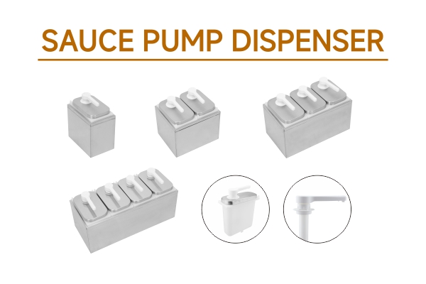 SUNNEX Nouvel article - - Distributeur à pompe à sauce