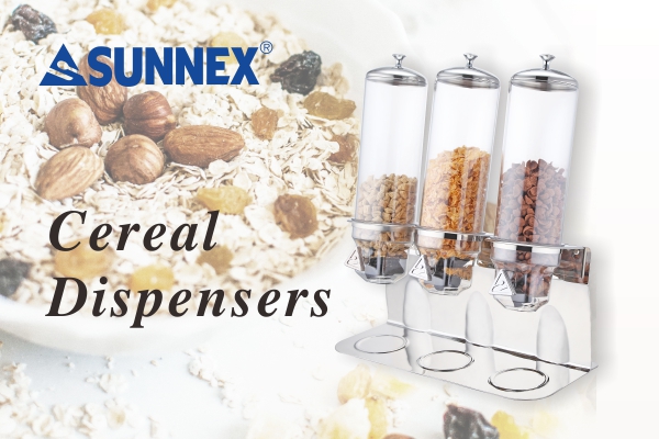 Distributeurs de céréales triples SUNNEX