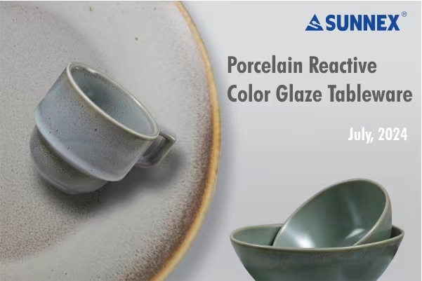 Nouvelle promotion Sunnex, porcelaine de couleur à faible MOQ