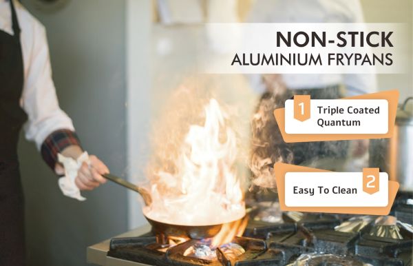 Frypans en aluminium antiadhésif sunnex