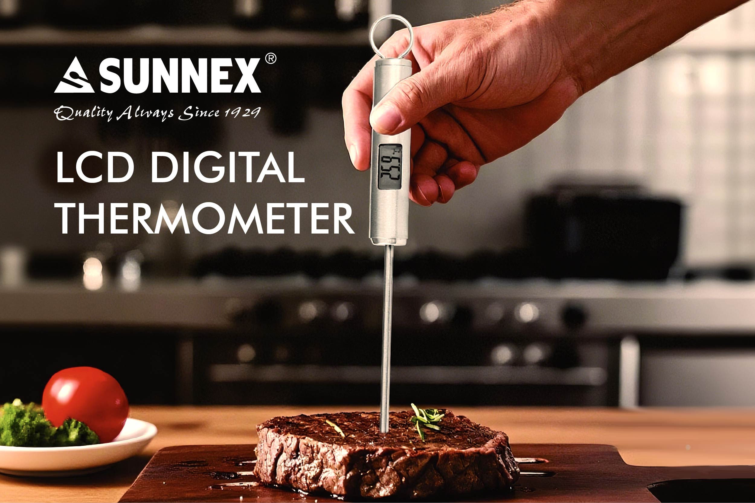 SUNNEX NOUVEAU THERMOMÈTRE NUMÉRIQUE POLYVALENT