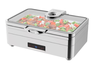 Chafer de buffet Burano 1/1 en acier inoxydable